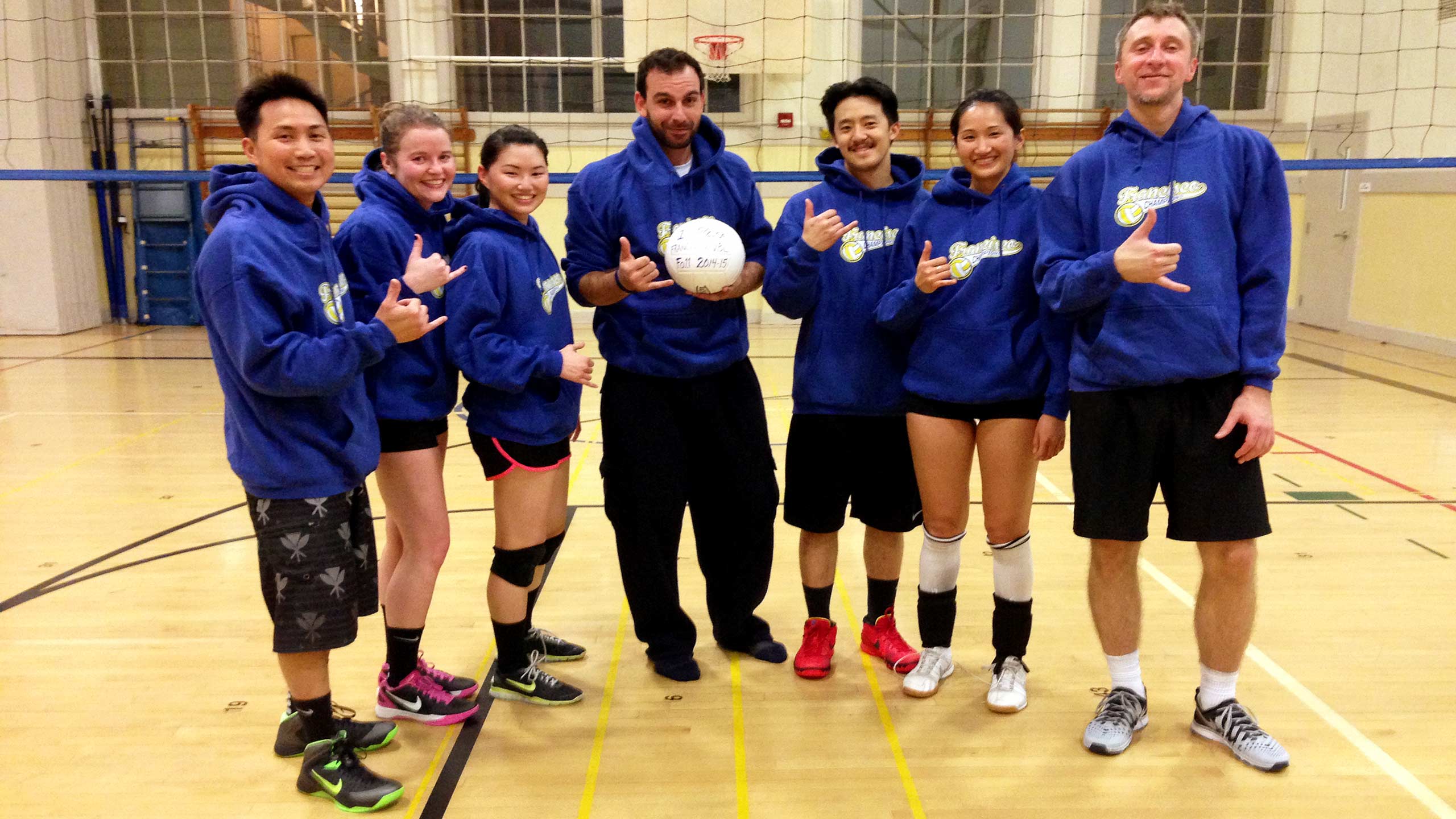 Francisco Volleyball League Champions
