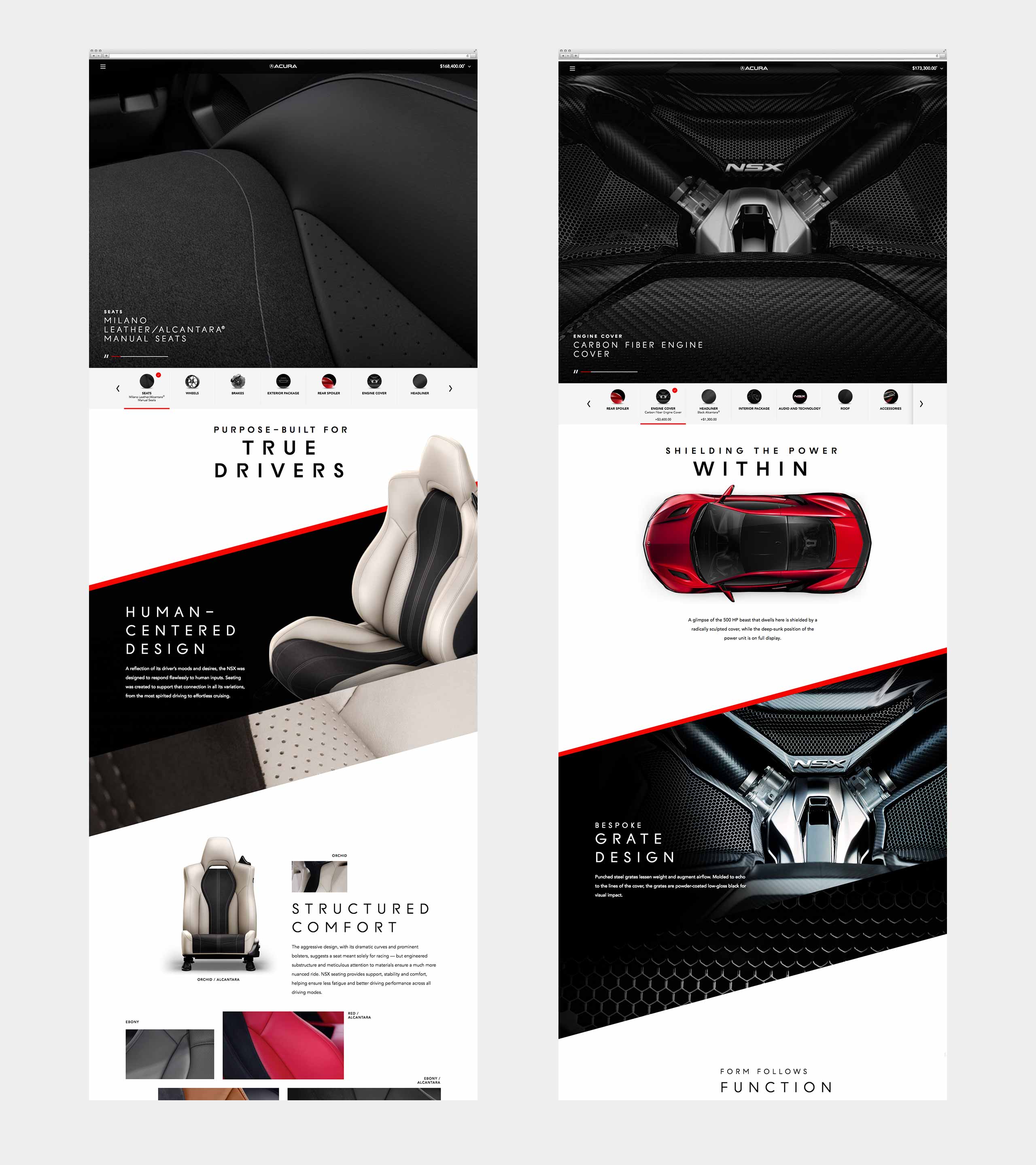 Seats & Engine Cover Stories