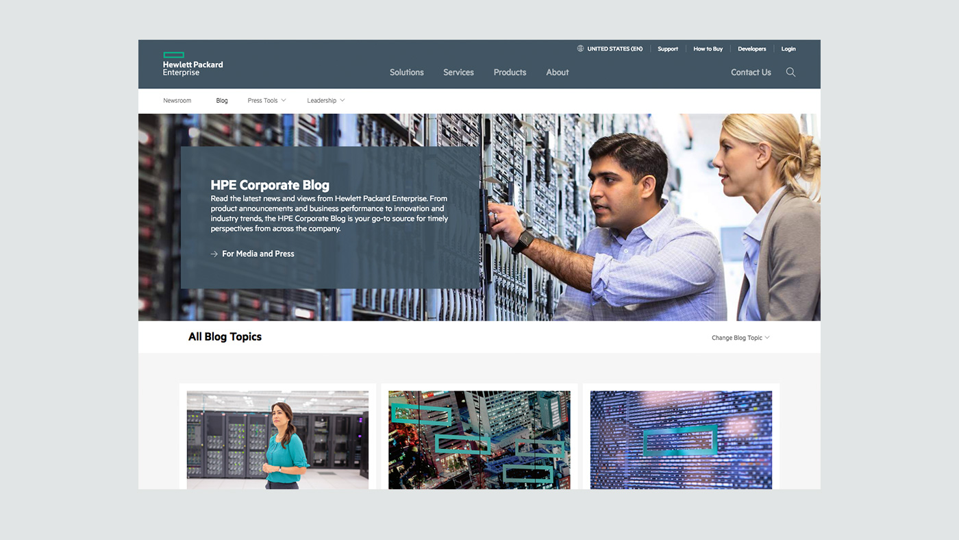 HPE Newsroom Corporate Blog
