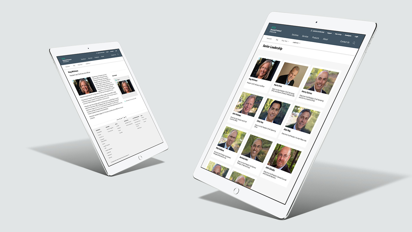 HPE Newsroom Leadership
