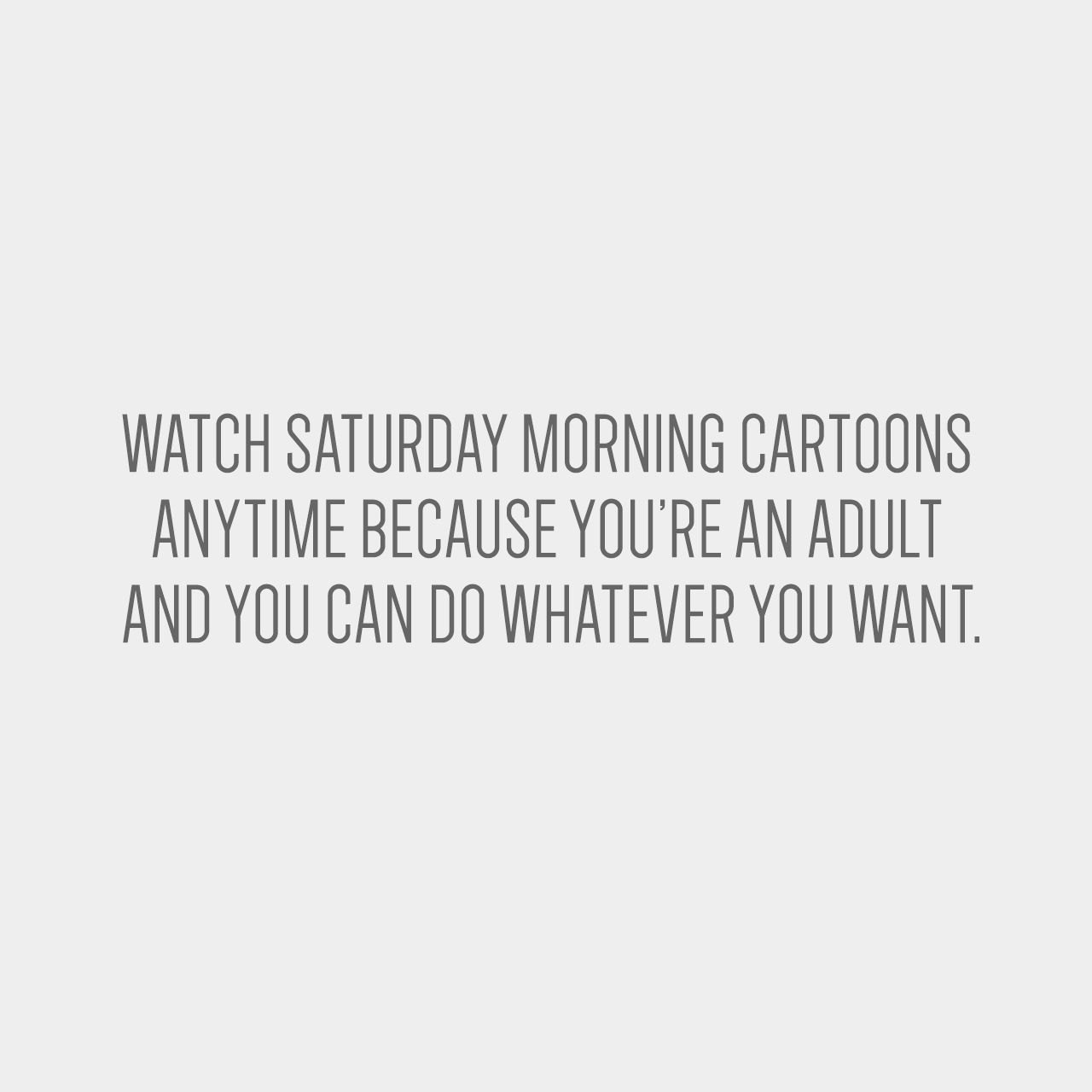 Saturday Morning Cartoons