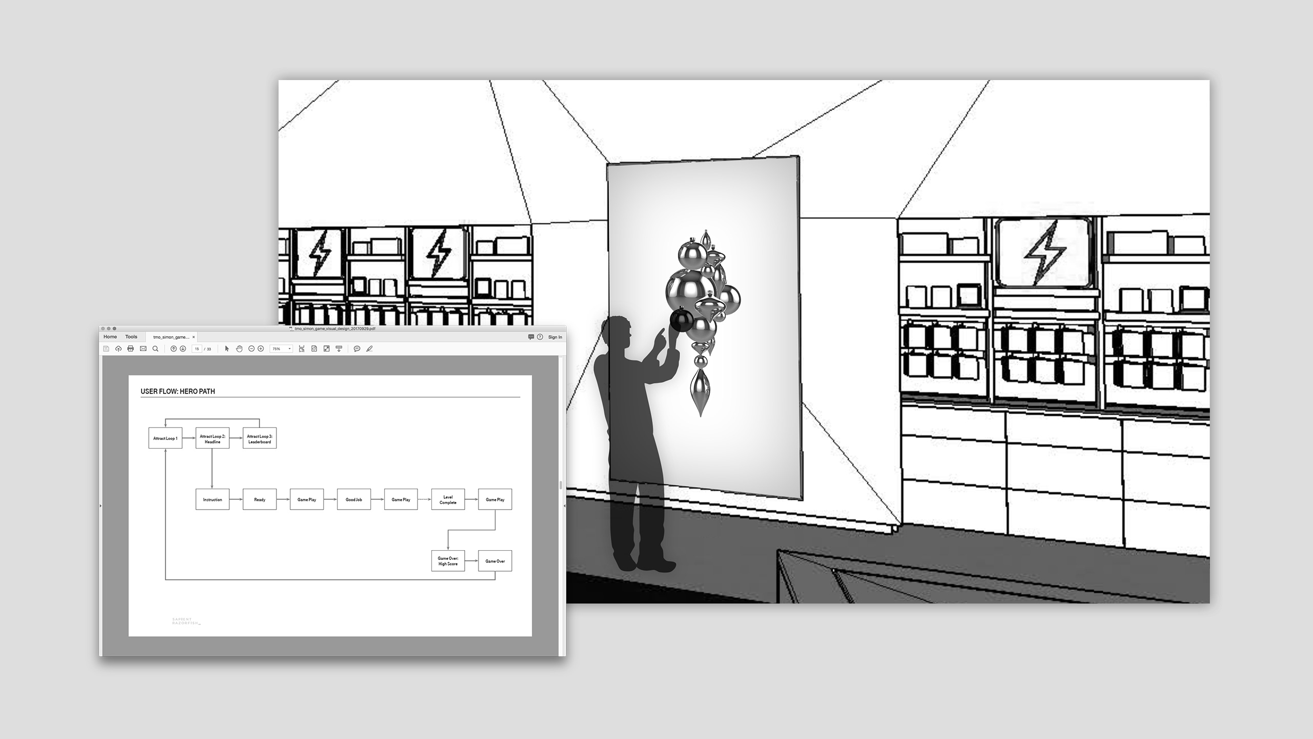 User Flow & In Situ Visual