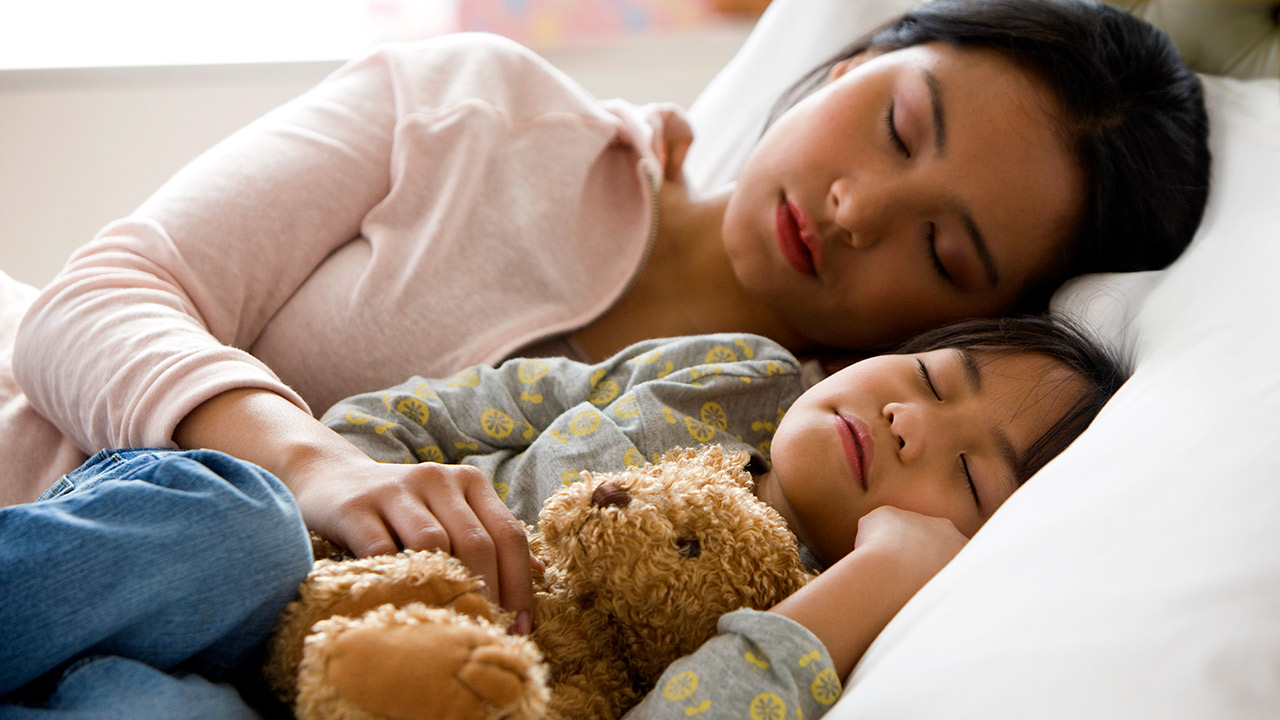Walgreens Photography: Mother and Daughter Napping